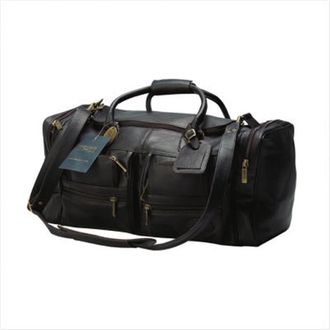 Claire Chase 303E-black Executive Sport Duffel - XL - Black