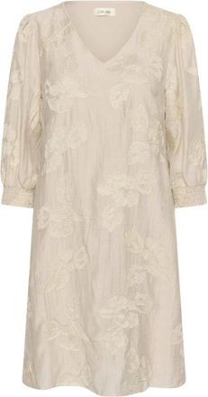 Cream Korte Jurken - Dames - Korte kleedjes - Beige - 3XL - Kleedjes