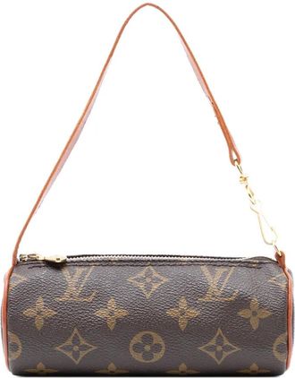 Louis Vuitton Borsa a mano Papillon Pochette in monogramma 1990-2010 - Marrone