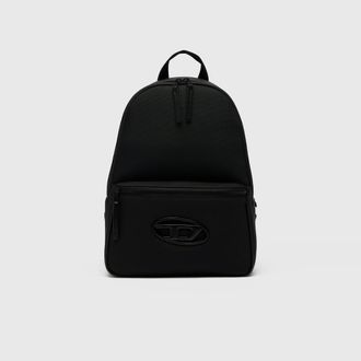 Diesel Holi-D - Backpack in nylon with Oval D logo - Backpacks - Unisex - Black