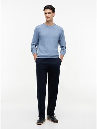 Tommy Hilfiger Mens Relaxed Flex Chino - Navy Blue - 29W x 30L