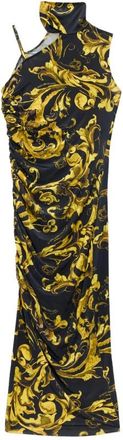 Versace Jeans Couture Abito Lungo Barocco - Dames - Casual kleedjes - Veelkleurig - XS - Kleedjes