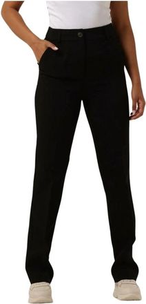 Modstr&ouml;m Gale Straight Pants - Dames - Slim Fit Broeken - Zwart - XS - Polyester - Broeken
