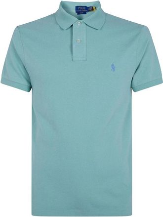 Polo Ralph Lauren Klassiek Passend Poloshirt - Heren - Polos - Blauw - M - Katoen - Tops