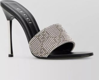 Gucci embellished mules