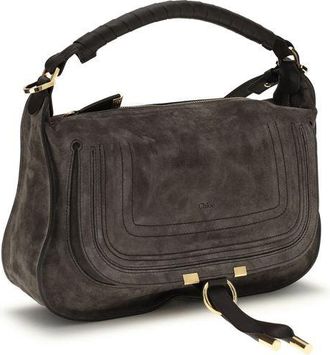 Chlo&eacute; Womens Brown Calf Leather Bos Taurus Shoulder Bag