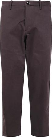 Nine In The Morning Katoenen Twill Broek - Heren - Chinos - Bruin - 2XL - Katoen - Broeken