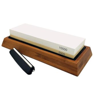 OEM Juego De Piedras De Afilar, Piedra De Afilar De Doble Cara Con Grano 5000/10000, Afilador De Cocina Profesional Para Cuchillos, Tijeras Y Navajas De A