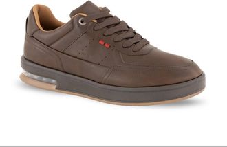 Andrea Mens Athletic-Inspired Sneaker In Dark Brown