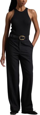 Polo Ralph Lauren Womens Trousers Black Wool