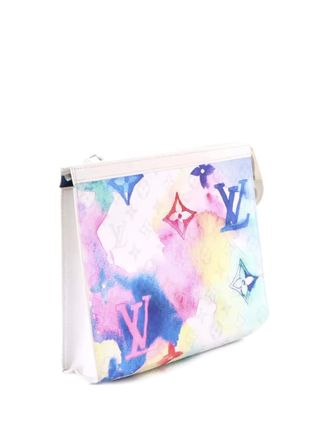 Louis Vuitton Pochette Voyage Limited Edition Monogram Watercolor Canvas MM clutch bag - Veelkleurig