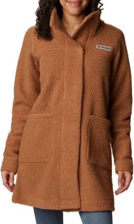 Columbia Womens Panorama Long Coat In Camel Brown