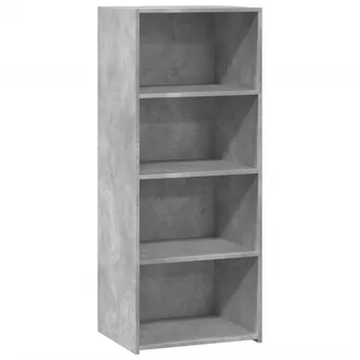 vidaXL Vidaxl Credenza Grigio Cemento 50x41x124 Cm In Legno Multistrato