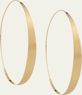 Lana Jewelry 14K Gold Bond XL Glam Magic Hoop Earrings