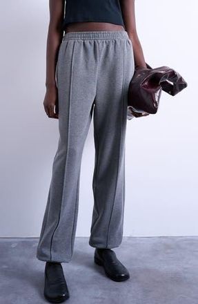 Topshop Pintuck Joggers in Grey at Nordstrom Rack, Size X-Small