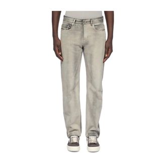 Rick Owens Fog Cut Jeans - Heren - Jeans - Grijs - Maat: W30 Katoen