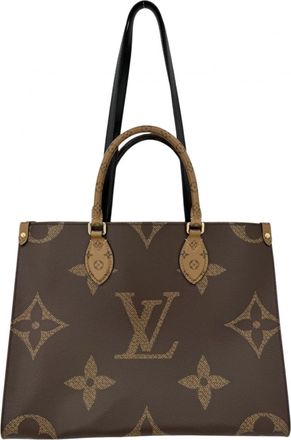 Louis Vuitton Brown Monogram Reverse Handbag Tote Bag (Pre-Owned)