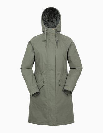 Mountain Warehouse Womens Mountain Warehouse Womens/Ladies Polperro Lightweight Padded Waterproof Jacket - Green - Size: 14