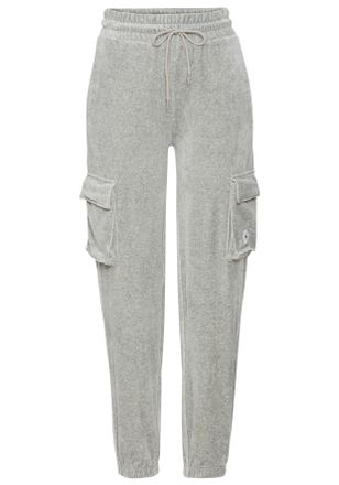 Converse Cargohose CONVERSE, Damen, Gr. XL (42), N-Gr, grau (vintage grau heather), Sweatware, Obermaterial: 76% Baumwolle, 24% Polyester, unifarben, Hosen Car