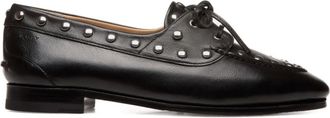 Bally Plume leren bootschoenen met studs - Zwart