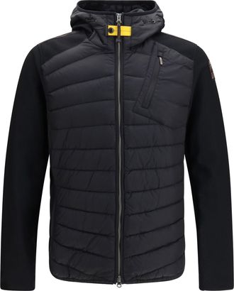 Parajumpers Mens Jacket Nolan Hybrid Black Inner: Duck Down Padded &