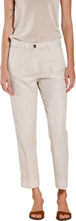 Mason's New York Carrot - Dames - Chinos - Wit - XS - Katoen - Broeken
