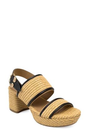 Aerosoles Camera Platform Sandal in Natural at Nordstrom, Size 8.5