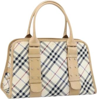 Burberry Pre-owned Handbags, female, Beige, Size: ONE SIZE Pre-owned Vintage Hand Bag