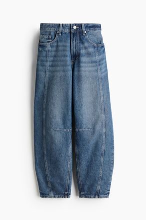 H&M Super Barrel Regular Jeans - Denimblau