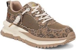Blowfish Leotina Trainer Sneaker in Leopard Canvas/Mesh at Nordstrom Rack, Size 7.5