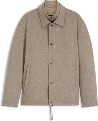 BOSS Jacket with zippered inner layer in heavyweight fabric