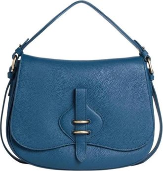 Coccinelle Mavery Handtas - Dames - Handtassen - Blauw - ONE Size - Leer - Tassen