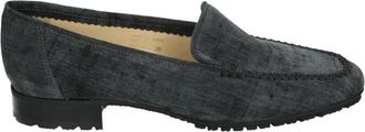Brunate Grijze Instappers met Leren Zool - Dames - Loafers - Grijs - 39 EU - Leer - Schoenen