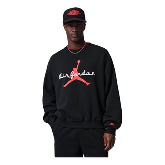 Nike Jordan Air Jordan Brooklyn Fleece Crew Neck Sweatshirt Black IF1845-010