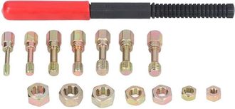 OEM Juego De 15 Piezas De Herramientas Para Restaurar Roscas M&eacute;tricas Para Autom&oacute;viles