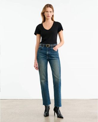 Nili Lotan Calla Jeans In Simon Wash