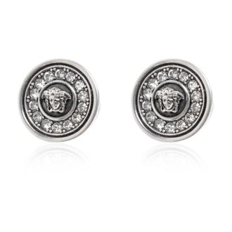 Versace Medusa Crystal Earrings - Dames - Oorbellen - Grijs - ONE Size - Accessoires