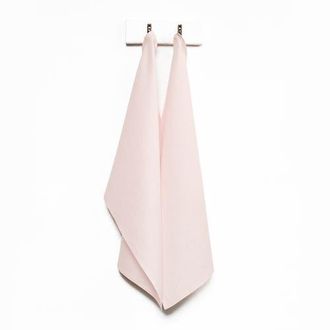 Solino Home Linen Kitchen Towels Set of 2, 17 x 26 Inch for Dining Table, Holiday and Everyday Table Decor - Kitchen Linen in Pink at Nordstrom, Size