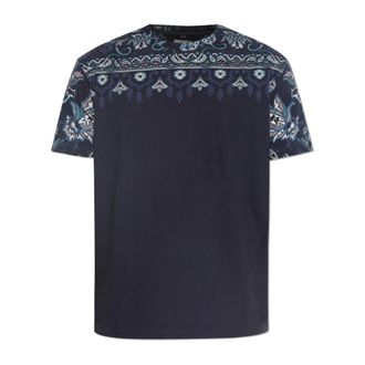 Etro Heren, Tops, Blauw, Maat: M Katoen