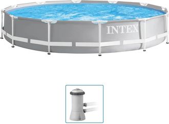 Intex Prism Frame Premium Conjunto De Piscina 366x76 Cm