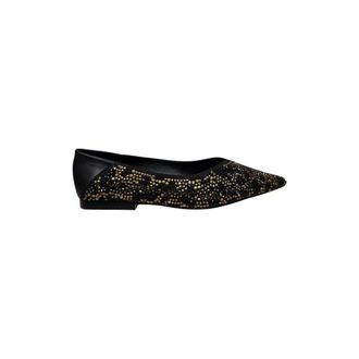 Twentyfourhaitch Schoenen, Dames, Zwart, 36 EU, Kemal Ballerina Animal Print