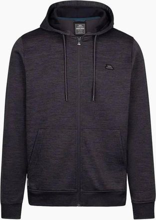 Trespass Mens Trespass Mens Fewston Full Zip Hoodie - Dark Flint Marl - Size: 42