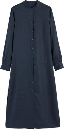 La Redoute Collections Lange jurk met lange mouwen, in linnen