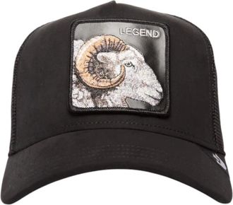 Goorin Brothers Accessoires, unisex, Zwart, ONE Size, Katoen, Suede Ram Katoenen Pet