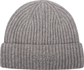 MC2 Saint Barth Stijlvolle Wintermuts Grijs - Dames - Hoeden - Grijs - ONE Size - Accessoires