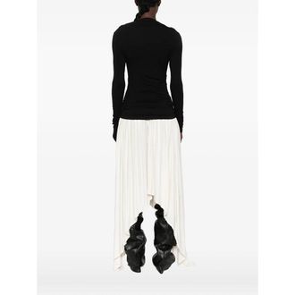 Entire studios Minimalist Long-Sleeve Blouse - Black