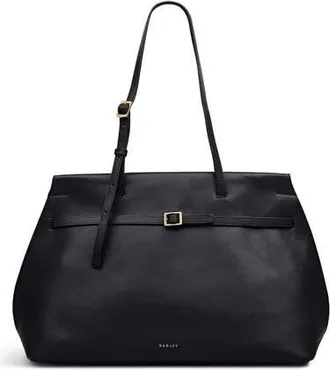 Radley London The Christina Large Ziptop Shoulder Bag in Black at Nordstrom