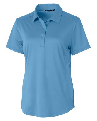 Cutter & Buck Prospect Textured Stretch Womens Short Sleeve Polo Shirt