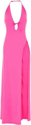 Balenciaga Womens Fluo Pink Stretch Nylon Dress - Light Pink - Size EU 36 (Womens)