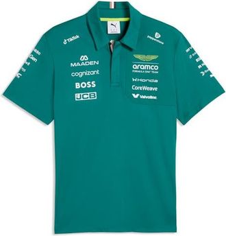 Puma Aston Martin Formula 1 Polo in Green Lux at Nordstrom, Size Xx-Large
